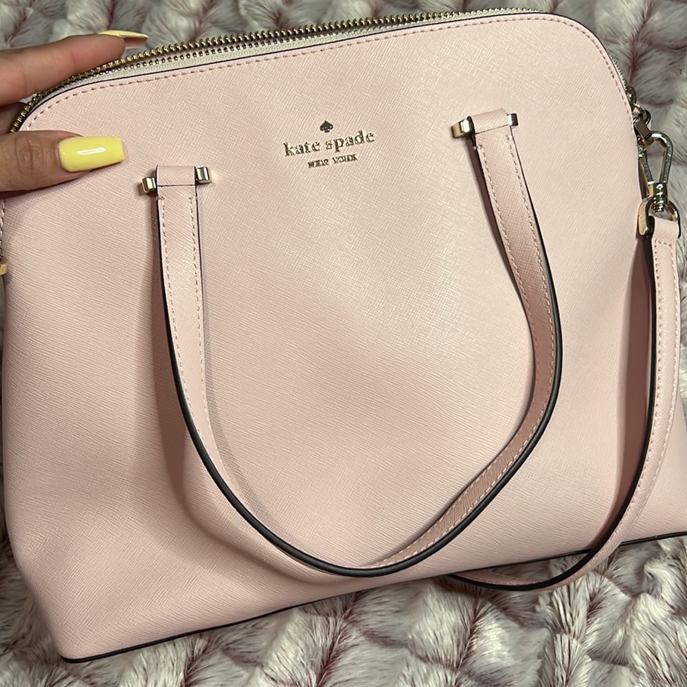 Kate Spade chalk pink satchel